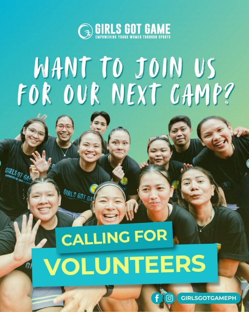 Sports camp volunteers wanted to empower girls in Marikina (July 18 – 19)