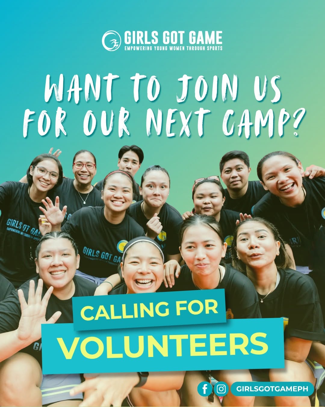 Sports camp volunteers wanted to empower girls in Marikina (July 18 – 19)