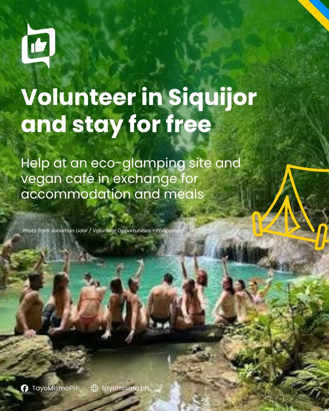 Volunteer by the beach in Siquijor