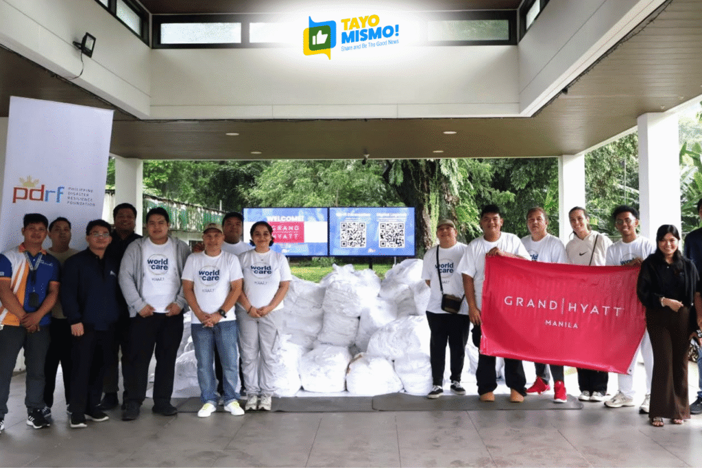 Grand Hyatt Manila donates 5,000 hotel linens for disaster-hit families in Cebu