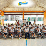 Security Bank Foundation donates 50 chairs made from recycled plastic to Clarin Elementary School